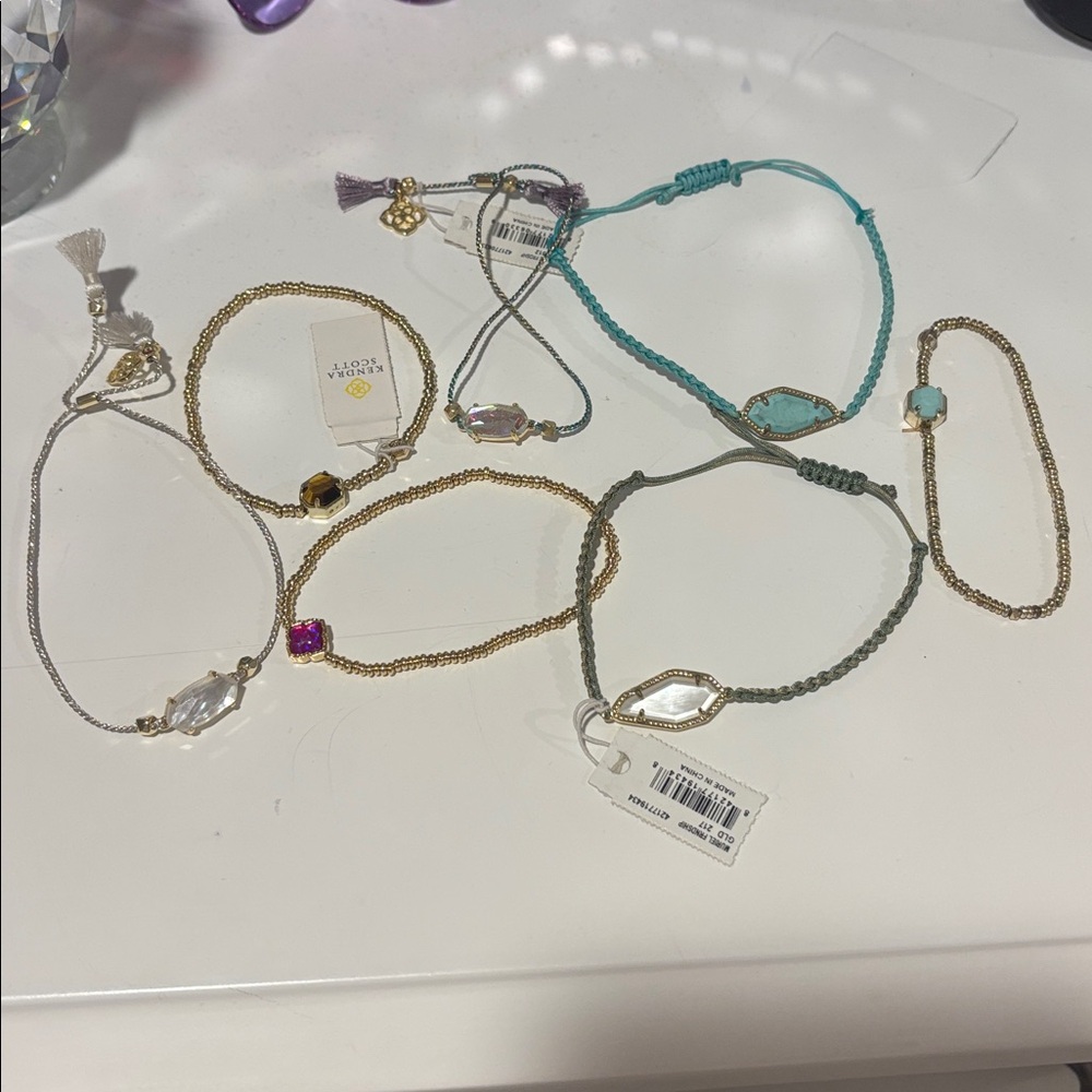 NWT Kendra Scott Gold Bracelets Set